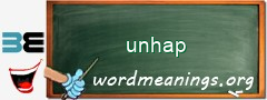 WordMeaning blackboard for unhap